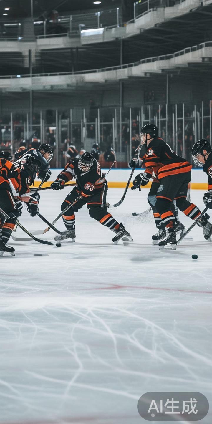 在激烈的冰球比赛中，突破防守是一项关键技能，而掌握