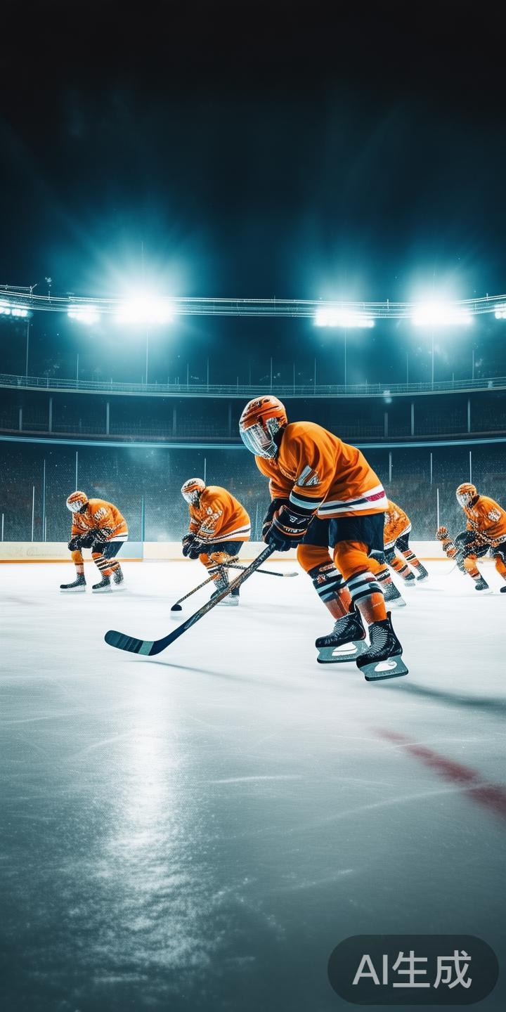 冰球作为一项集速度、力量与技巧于一体的运动，对运动