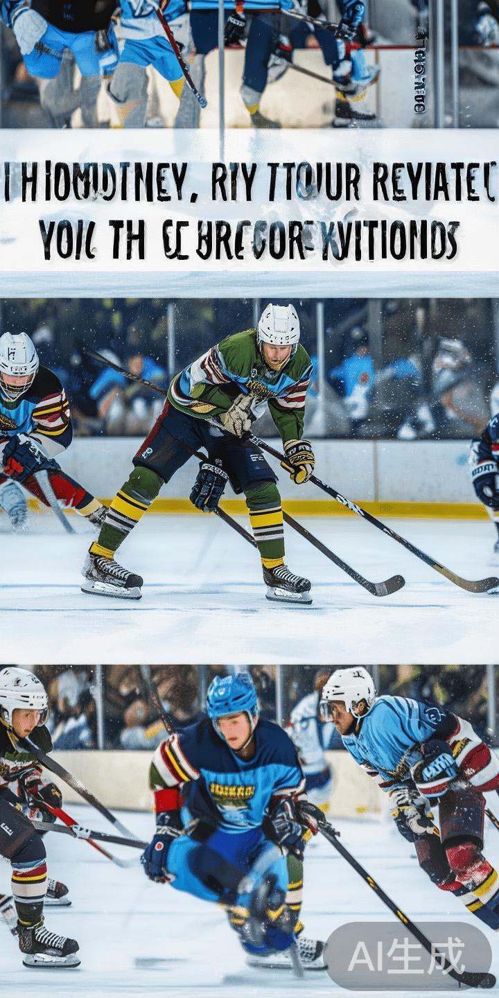 在冰雪世界中，冰球运动以其快速激烈的节奏和高超的技